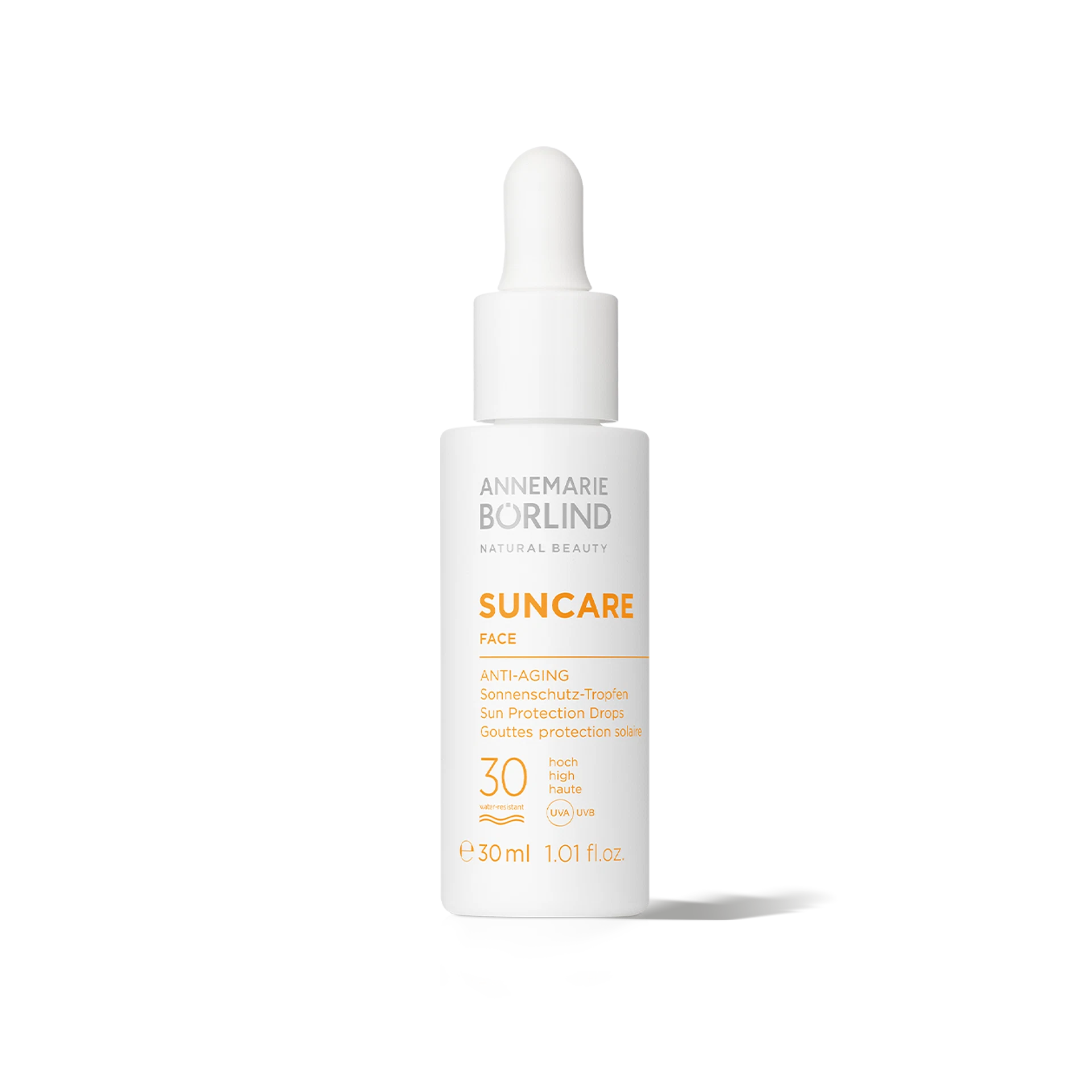 ANNEMARIE BÖRLIND Suncare Anti-Aging Sonnenschutz-Tropfen SPF 30 für das Gesicht, 30 ml
