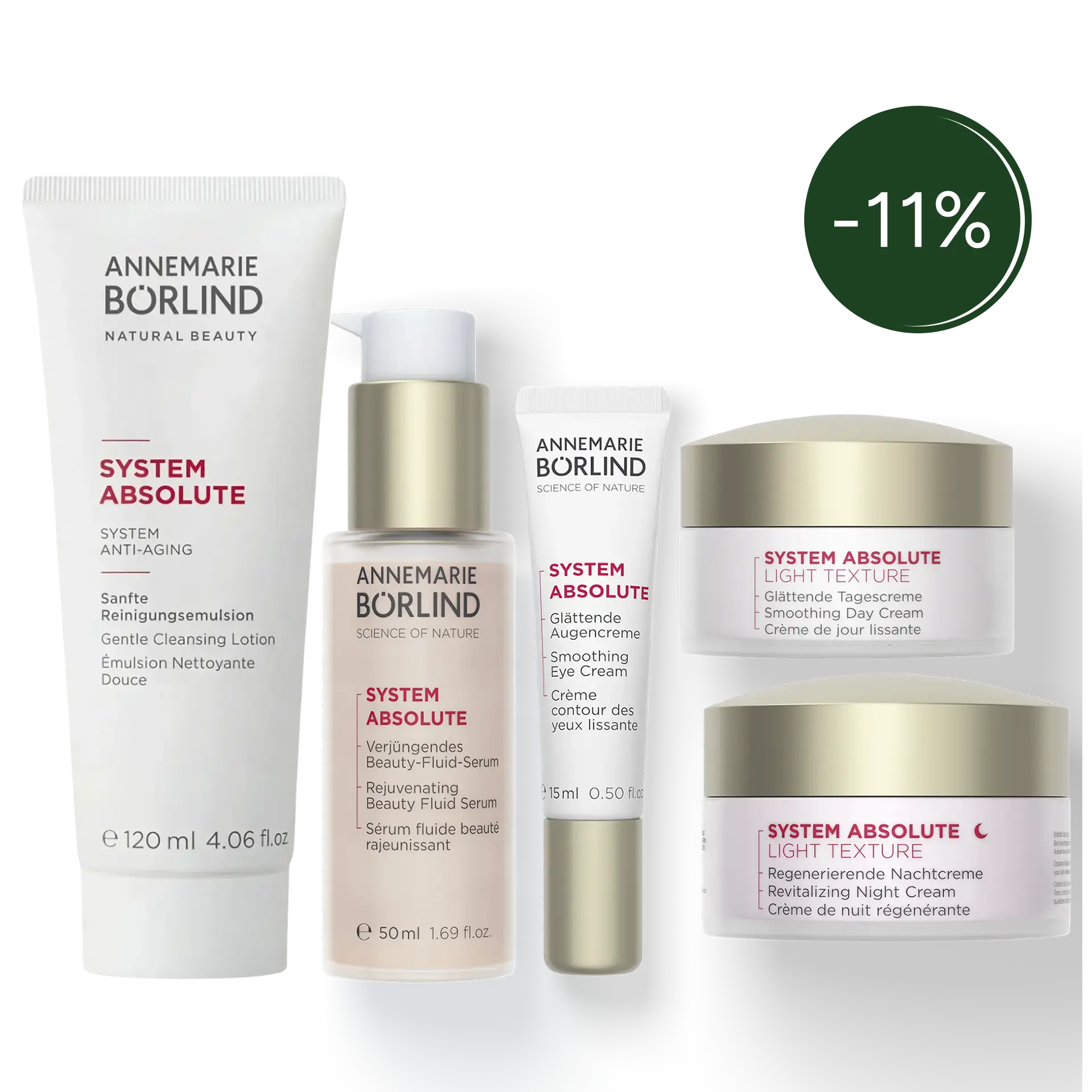 SYSTEM ABSOLUTE LIGHT Pflegeset mit 11% Badge